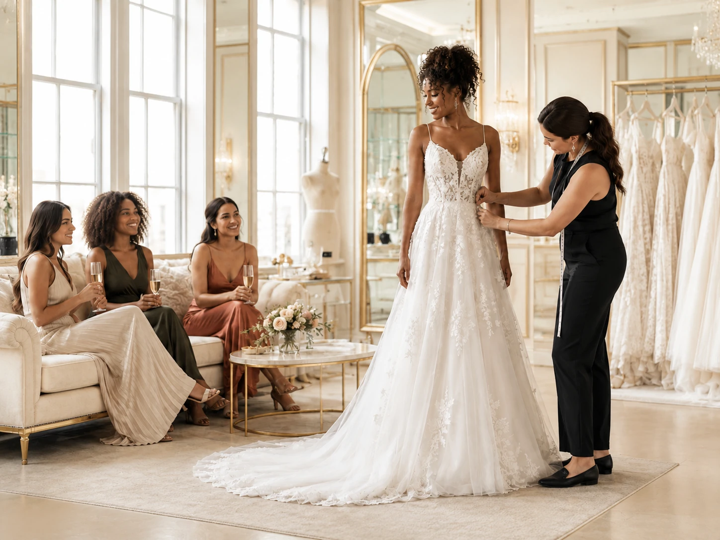 Vestidos de novia y fiesta en proceso
